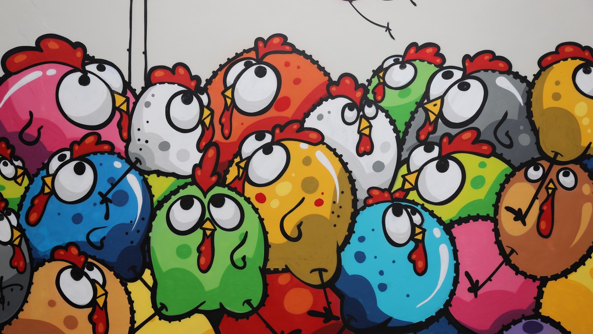 Ptáci, kteří hrají hlavní roli ve hře Angry Birds.