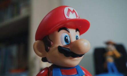Mario fra det berømte Super Mario-spil.