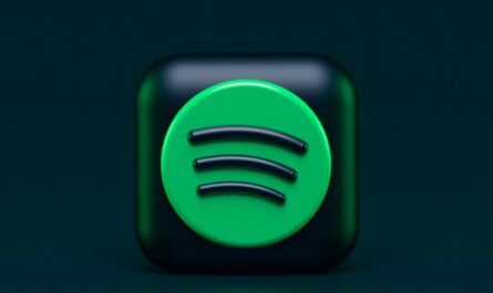 Logo Spotify, aplikace pro streamování hudby.